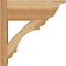 Ekena Millwork Olympic Rough Sawn Traditional Outlooker, Western Red Cedar, 8"W x 20"D x 20"H OUT08X20X20OLY01RWR - alternate 3